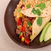 Burrito mixto de res y pollo / Mix Burrito beef and chicken