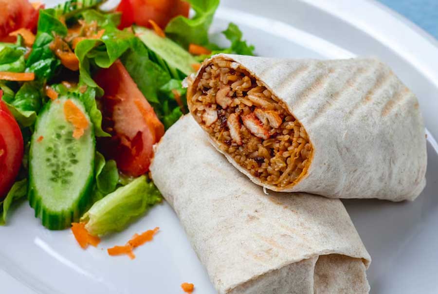 Burrito de pollo / Chicken Burrito